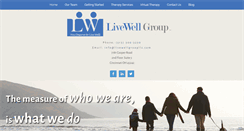 Desktop Screenshot of livewellgroupllc.com